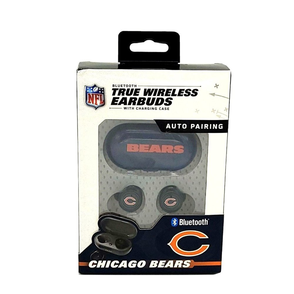 NEW Chicago Bears NFL True Wireless Earbuds SOAR Unisex Headphones Bluetooth